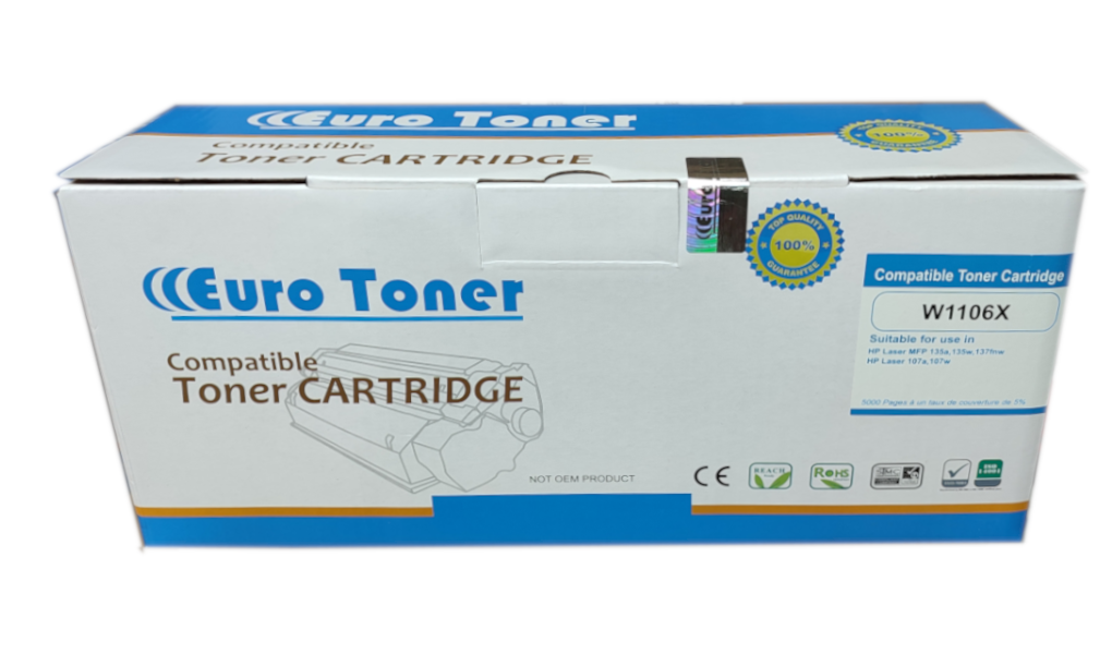 Toner Compatible Hp W1106X (106X) Noir
