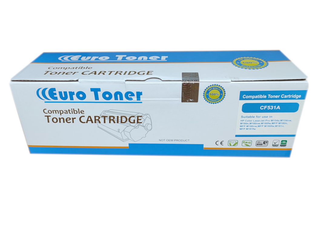 Toner Compatible Hp CF531A Cyan