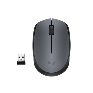 Logitech M170 Wireless Mouse - GREY-K -2.4GHZ - EMEA