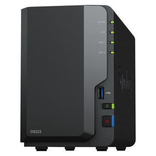 SYNOLOGY DiskStation DS223 2Bay Realtek RTD1619B 4cores 2GB 1xRJ45 24M